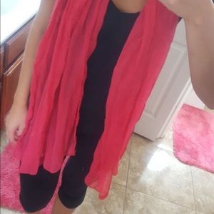 Pink scarf